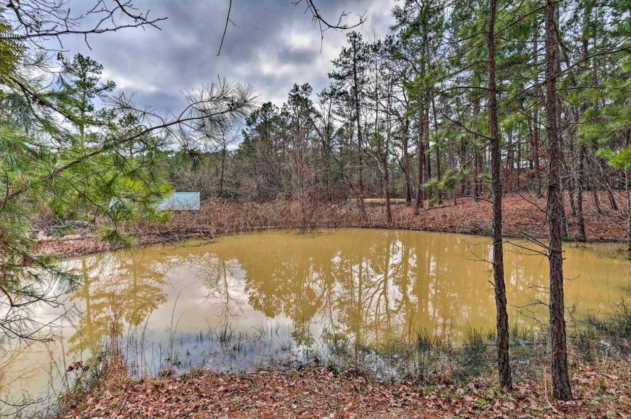 Authentic Log Cabin With Fire Pit, Pond, And More! Broken Bow Exterior photo